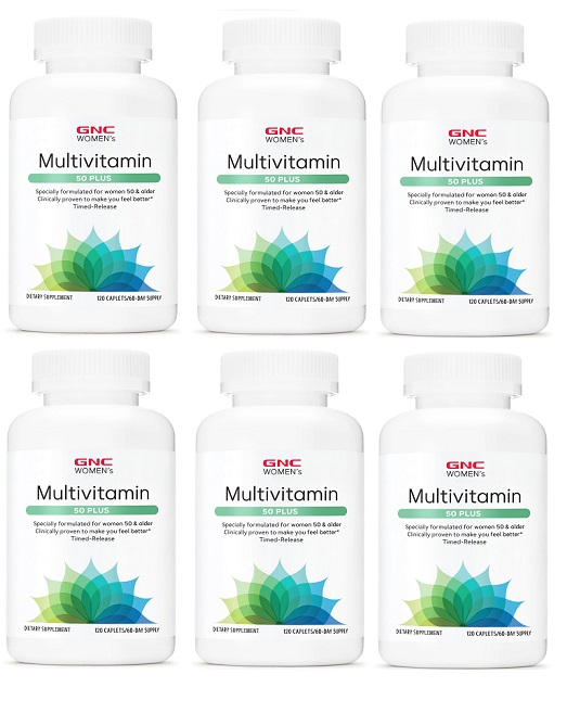 GNC Women's Multivitamin 50 Plus 120 tablets x 6